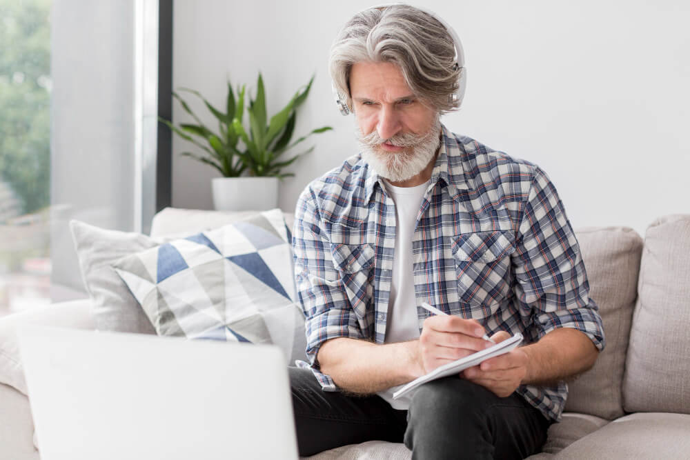 Family discussion about future care planning